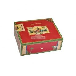 Humidor Elie Bleu Flor de Alba Sycomore Rouge 75 Cigarpassion 01