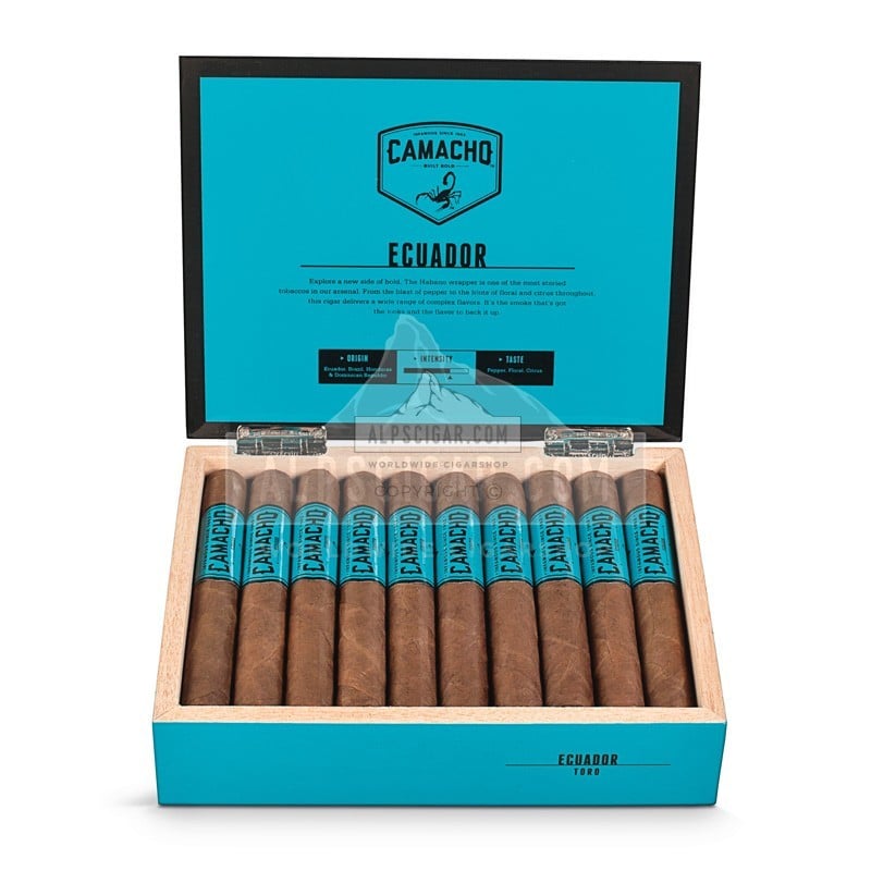 Camacho Ecuador Toro Cello 20 cigares 1