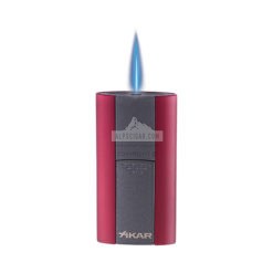 506RD Flash Lighter Red angled 2 br backup