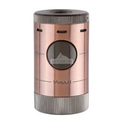 569BZG2 Volta Quad Flame Tabletop Lighter Bronze G2 br backup