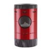 569RBK Volta Quad Flame Tabletop Lighter Red br backup