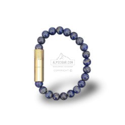Punch Bracelet SOLO GOLD Lapis Lazuli