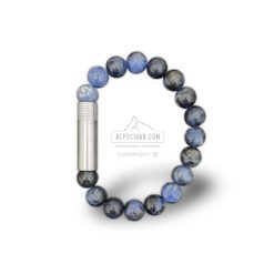 Punch Bracelet SOLO STEEL Sodalite