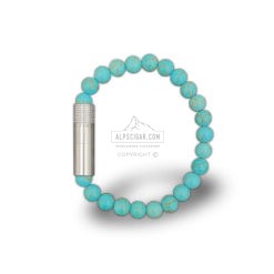 Punch Bracelet SOLO STEEL Turquoise
